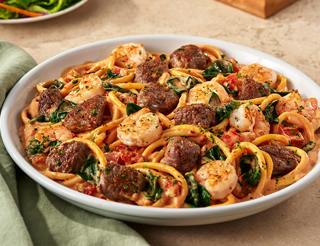 Hot - Calabrian Steak & Shrimp Bucattini